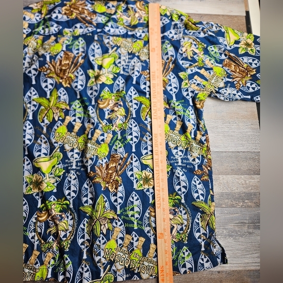 Jimmy Buffet's Margaritaville Men's XL Short Sleeve Button Down Shirt Tropical - Picture 8 of 11